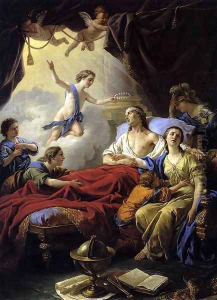 Allegory on the Death of the Dauphin Oil Painting by Louis Lagrenee