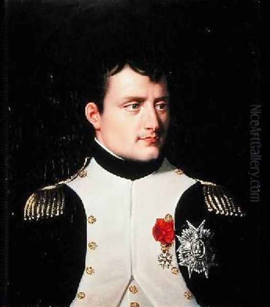 Portrait of Napoleon I Oil Painting by Robert-Jacques-Francois-Faust Lefevre