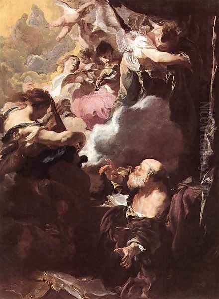 The Ecstasy of St Paul Oil Painting by Johann Liss