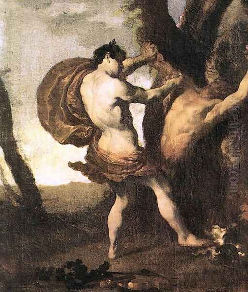 Apollo and Marsyas c. 1627 Oil Painting by Johann Liss