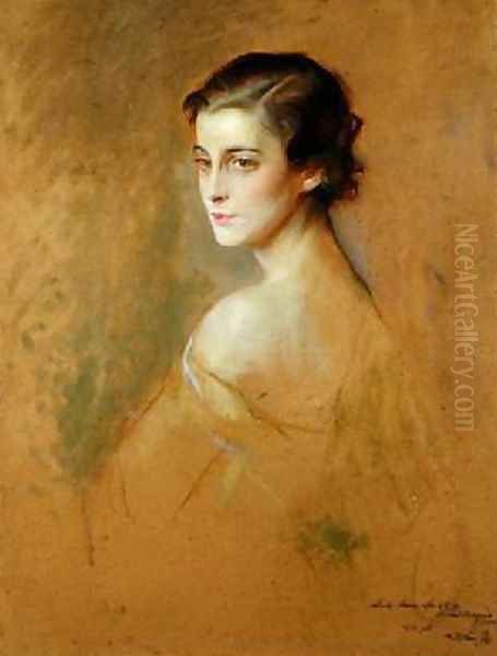 Princess Marina of Greece 1906-68 Oil Painting by Philip Alexius De Laszlo