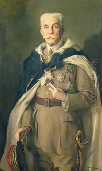 Marshal Louis Hubert Gonzalve Lyautey 1854-1934 Oil Painting by Philip Alexius De Laszlo