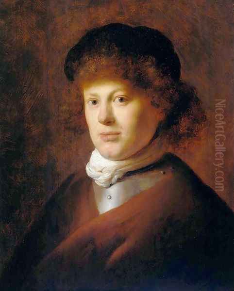 Portrait of Rembrandt Oil Painting by Jan Lievens