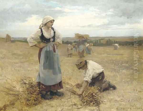 The Gleaners Oil Painting by Georges Laugee