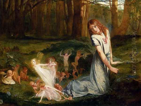 A Glimpse Of The Fairies Oil Painting by Charles Hutton Lear