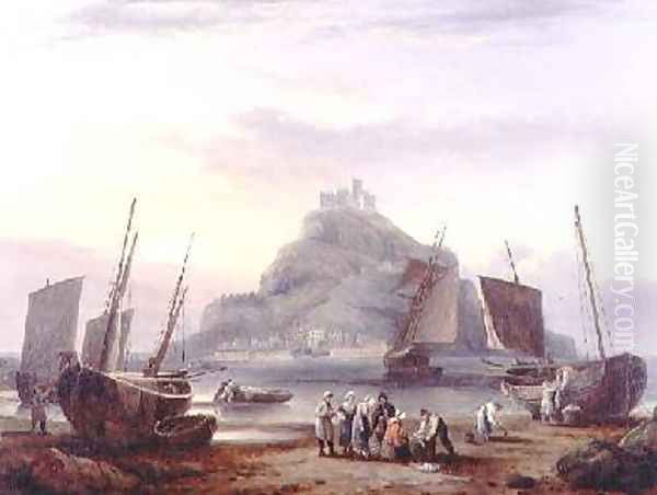 St Michaels Mount 1831 Oil Painting by Thomas Luny