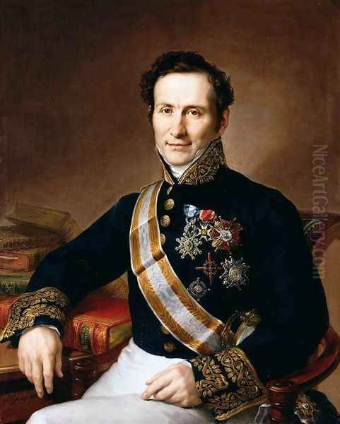 Portrait of Don Mateo Casado y Sirelo 1839 Oil Painting by Vincente Lapez Y Portana