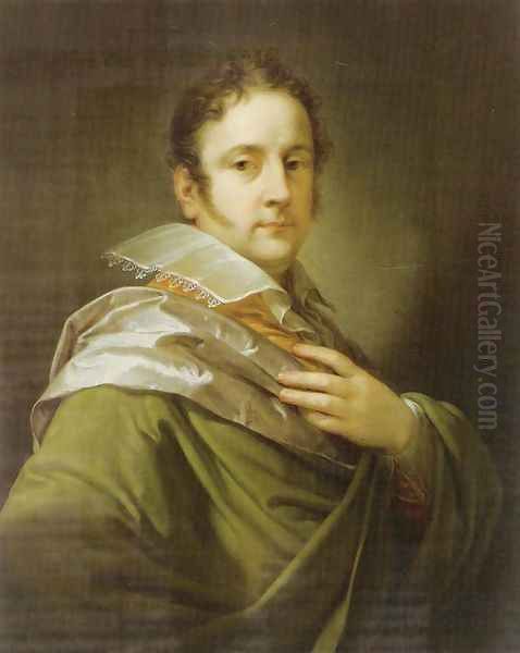 Alois Wenzel von Kaunitz-Rietberg Oil Painting by Johann Baptist the Elder Lampi