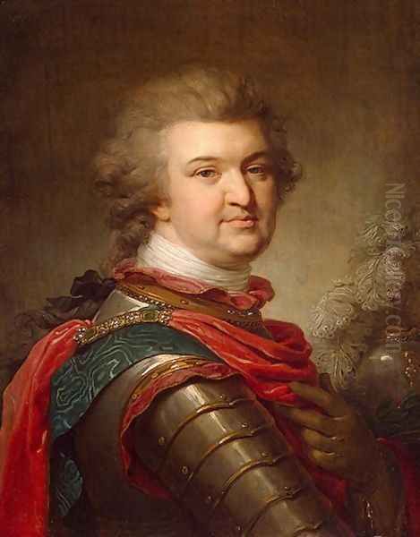 Portrait of Prince G. A. Potyomkin-Tavrichesky Oil Painting by Johann Baptist the Elder Lampi