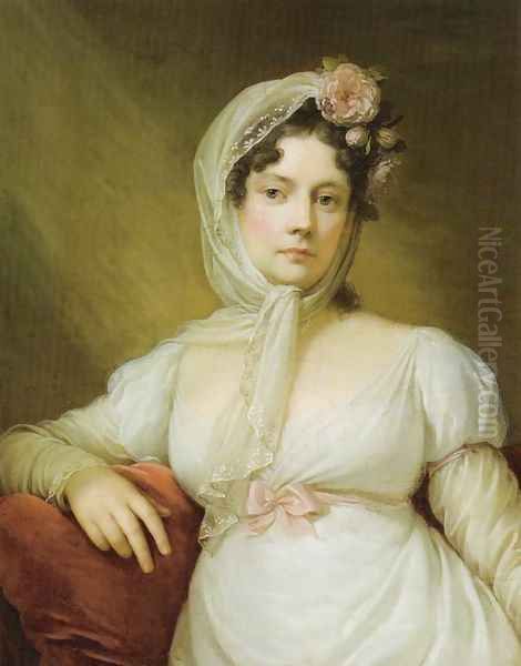 Franziska Fuerstin von Kaunitz-Rietberg Oil Painting by Johann Baptist the Elder Lampi