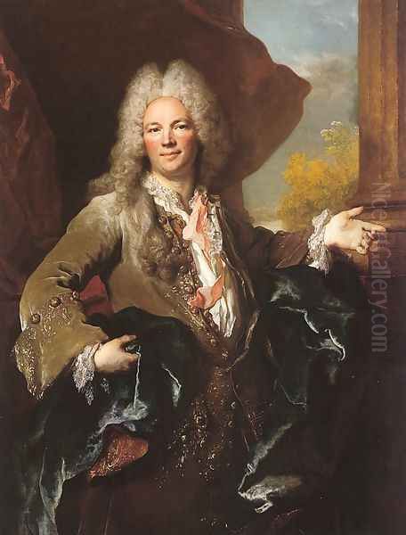 Portrait of a Gentleman 1720 Oil Painting by Nicolas de Largillierre