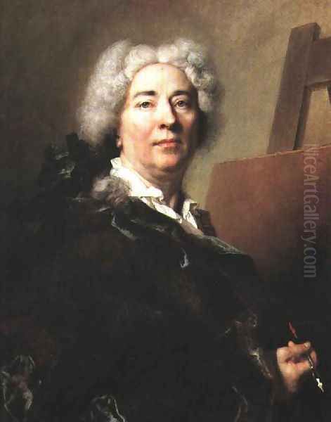 Self-Portrait 1725 Oil Painting by Nicolas de Largillierre