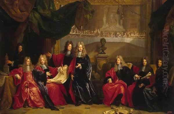 Provost and Municipal Magistrates of Paris Oil Painting by Nicolas de Largillierre