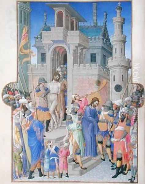 Christ Being Led from the Pretorium Oil Painting by Pol de Limbourg