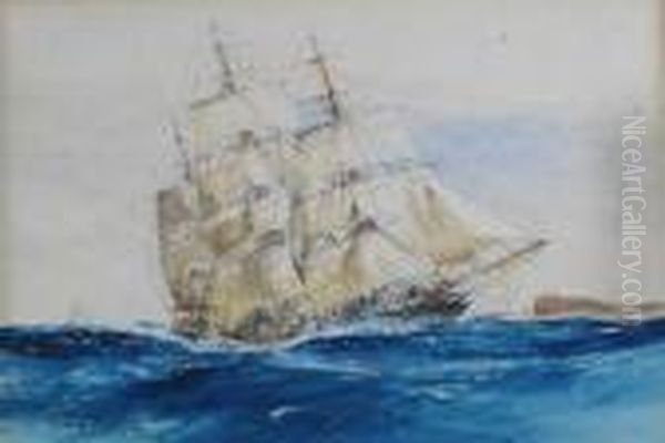 The Cutty Sark Oil Painting by Charles Edward Dixon