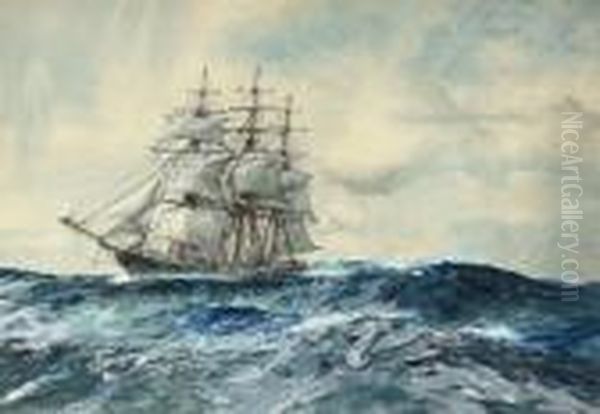 The Celebrated Clipper 
James Baines Oil Painting by Charles Edward Dixon