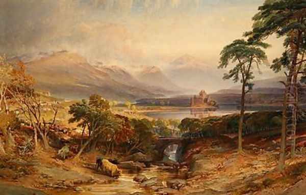 Kilchurn Castle Oil Painting by William Leighton Leitch