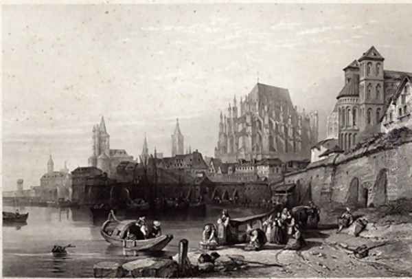 The City of Cologne Oil Painting by William Leighton Leitch