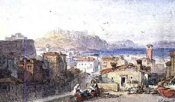 Naples Oil Painting by William Leighton Leitch