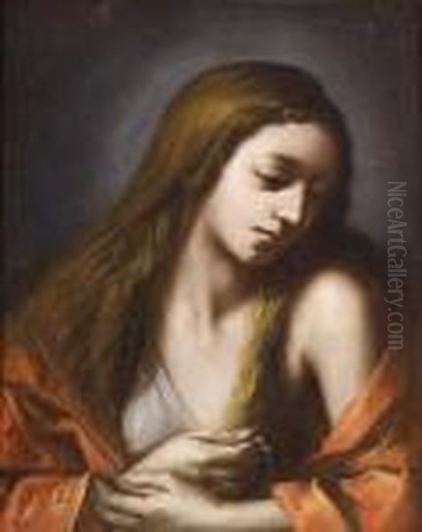 Maria Maddalena Oil Painting by Gaspare Diziani