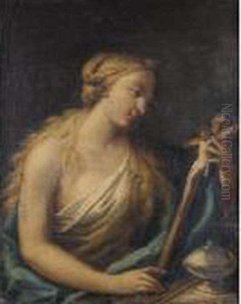 The Penitent Magdalene Oil Painting by Gaspare Diziani