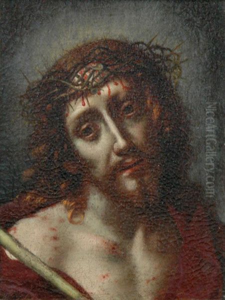 The Man Of Sorrows Oil Painting by Carlo Dolci