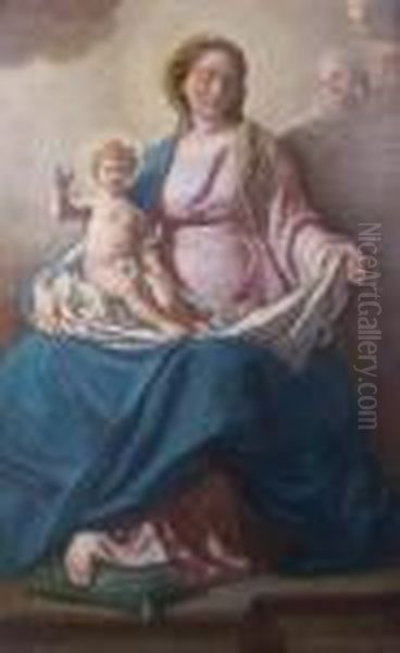 La Vierge Et L'enfant Oil Painting by Carlo Dolci