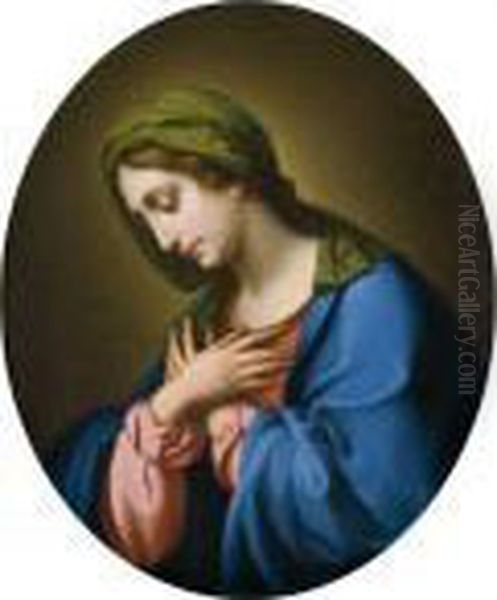 Vierge De L'annonciation Oil Painting by Carlo Dolci