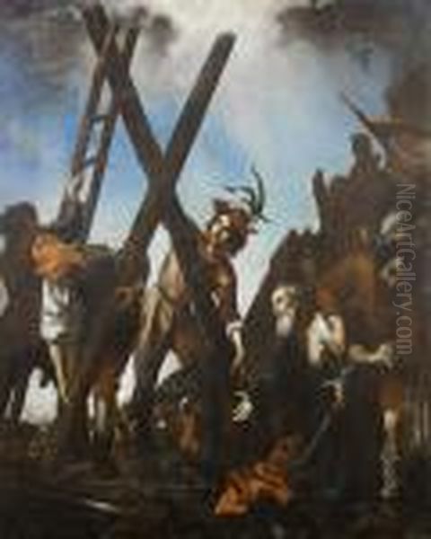 The Martyrdom Of Saint Andrew Oil Painting by Carlo Dolci