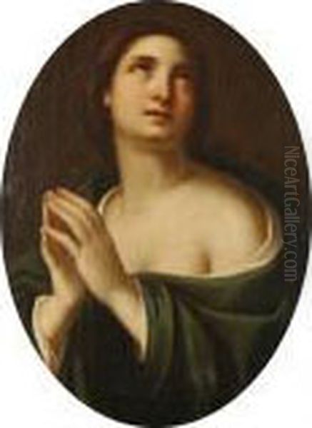 The Penitent Magdalen Oil Painting by Carlo Dolci