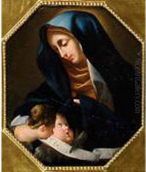 Madonna Oil Painting by Carlo Dolci