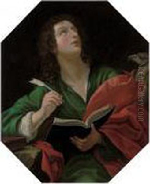 Saint John The Evangelist Oil Painting by Carlo Dolci