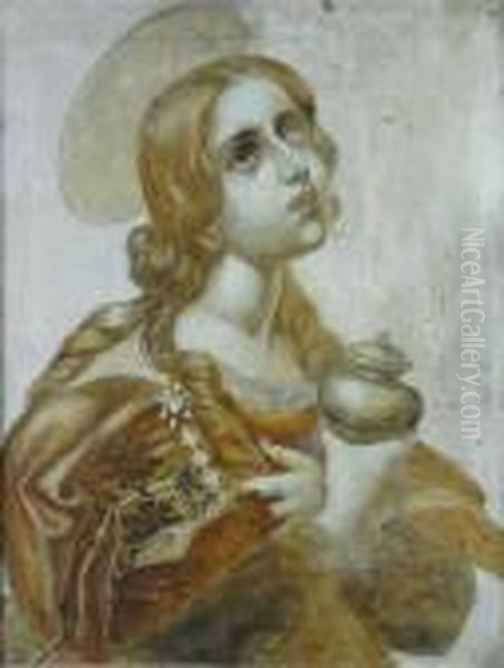 Maddalena Oil Painting by Carlo Dolci