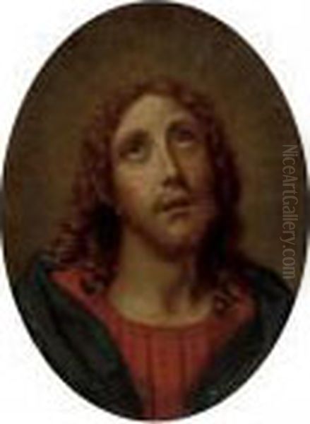 Christ The Saviour Oil Painting by Carlo Dolci