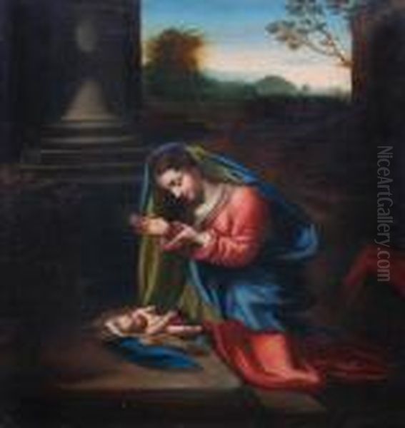 Madonna And Child Oil Painting by Carlo Dolci