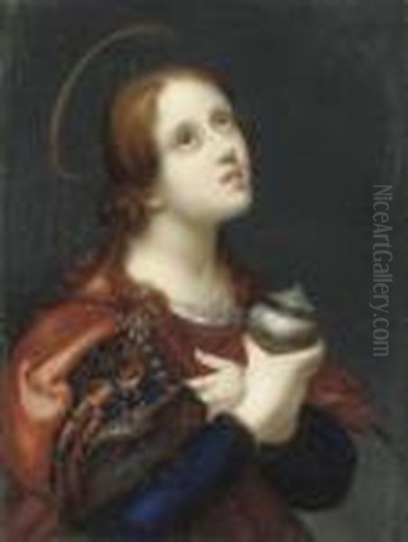 The Penitent Magdalen Oil Painting by Carlo Dolci