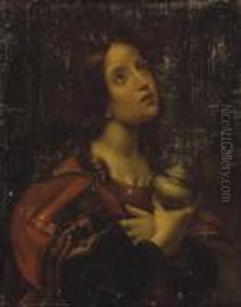 The Penitent Magdalen Oil Painting by Carlo Dolci