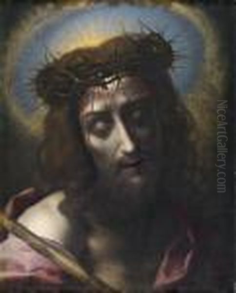 Christ Aux Roseaux Oil Painting by Carlo Dolci