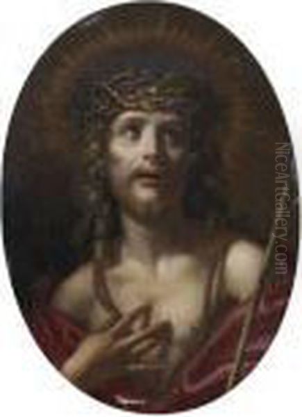 Le Christ Couronne D'epines Oil Painting by Carlo Dolci