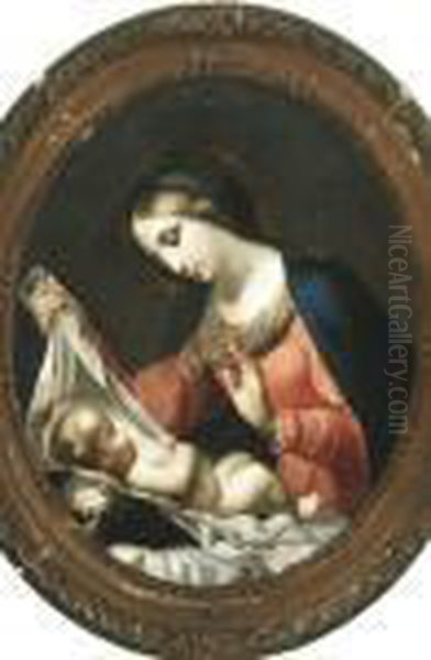 Madonna And Child Oil Painting by Carlo Dolci