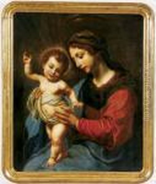 Madonna And Child Oil Painting by Carlo Dolci