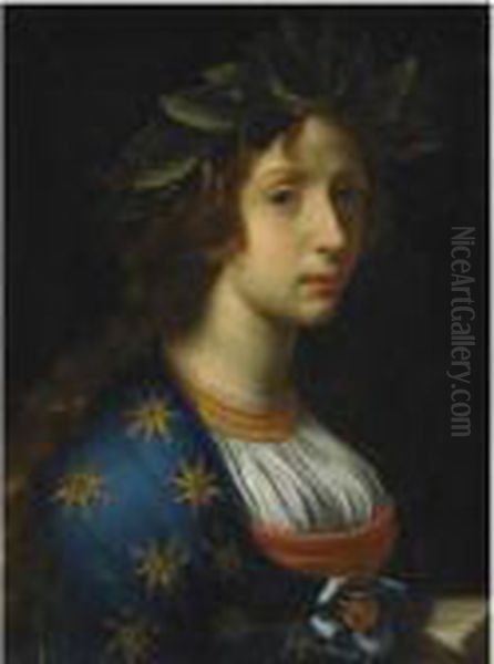 Allegory Of Poetry Oil Painting by Carlo Dolci