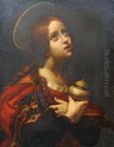 The Penitent Magdalene Oil Painting by Carlo Dolci