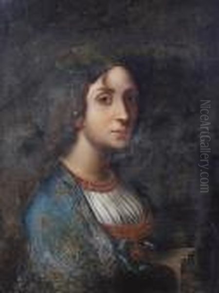 Allegory Of Poetry Oil Painting by Carlo Dolci