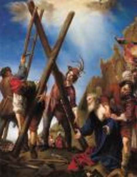 The Martyrdom Of Saint Andrew Oil Painting by Carlo Dolci