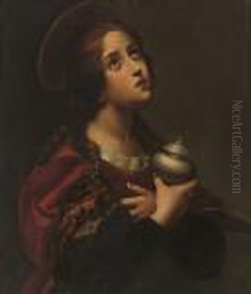 The Penitent Magdalen Oil Painting by Carlo Dolci