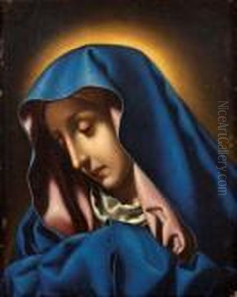 Madonna Addolorata Oil Painting by Carlo Dolci