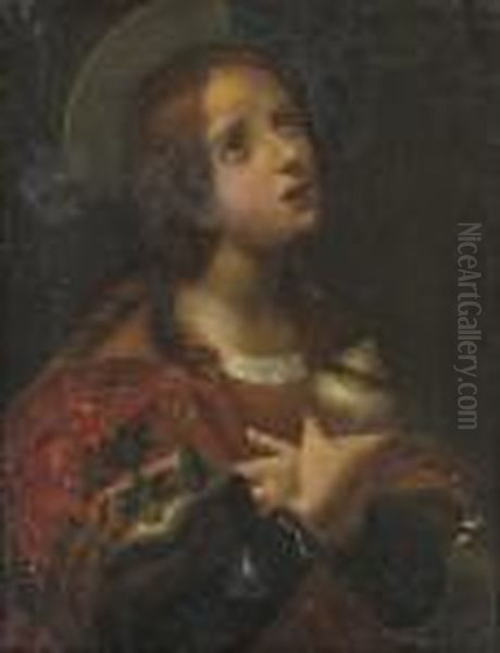 The Penitent Magdalen Oil Painting by Carlo Dolci