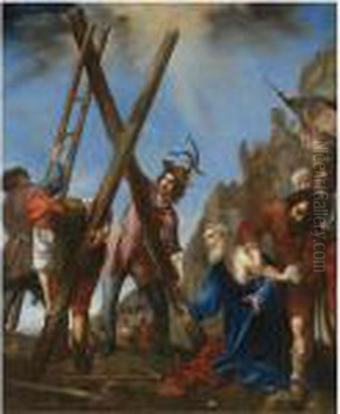 The Martyrdom Of Saint Andrew Oil Painting by Carlo Dolci