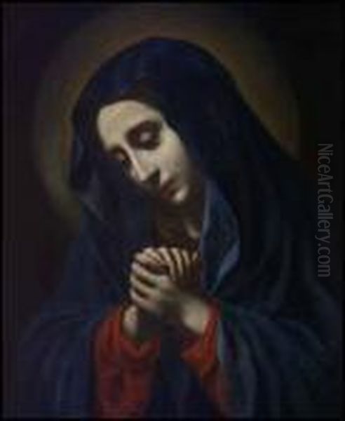 Madonna Oil Painting by Carlo Dolci